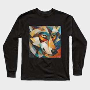 Abstract Wolf Art Long Sleeve T-Shirt